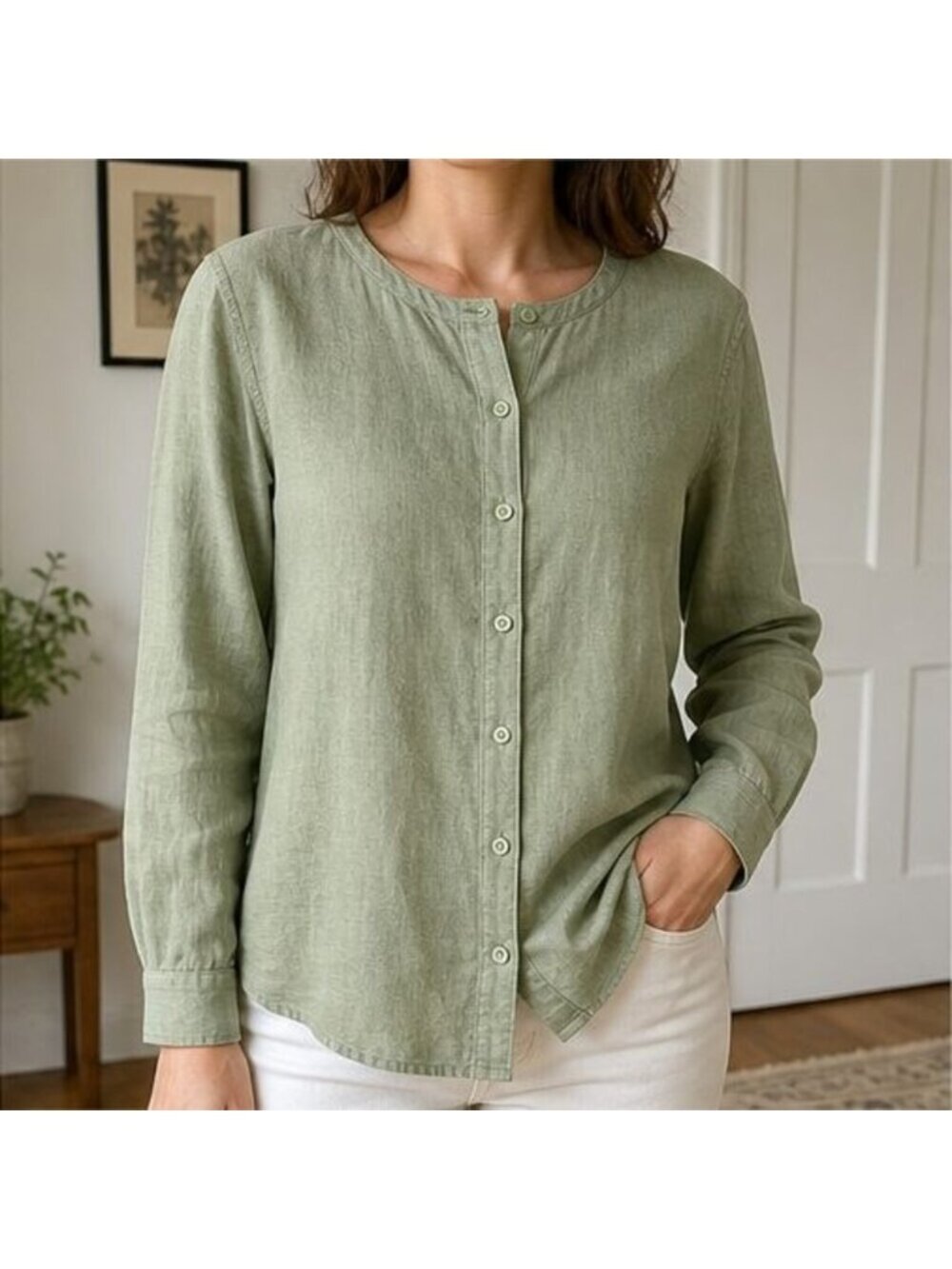 Sage Cami Blouse